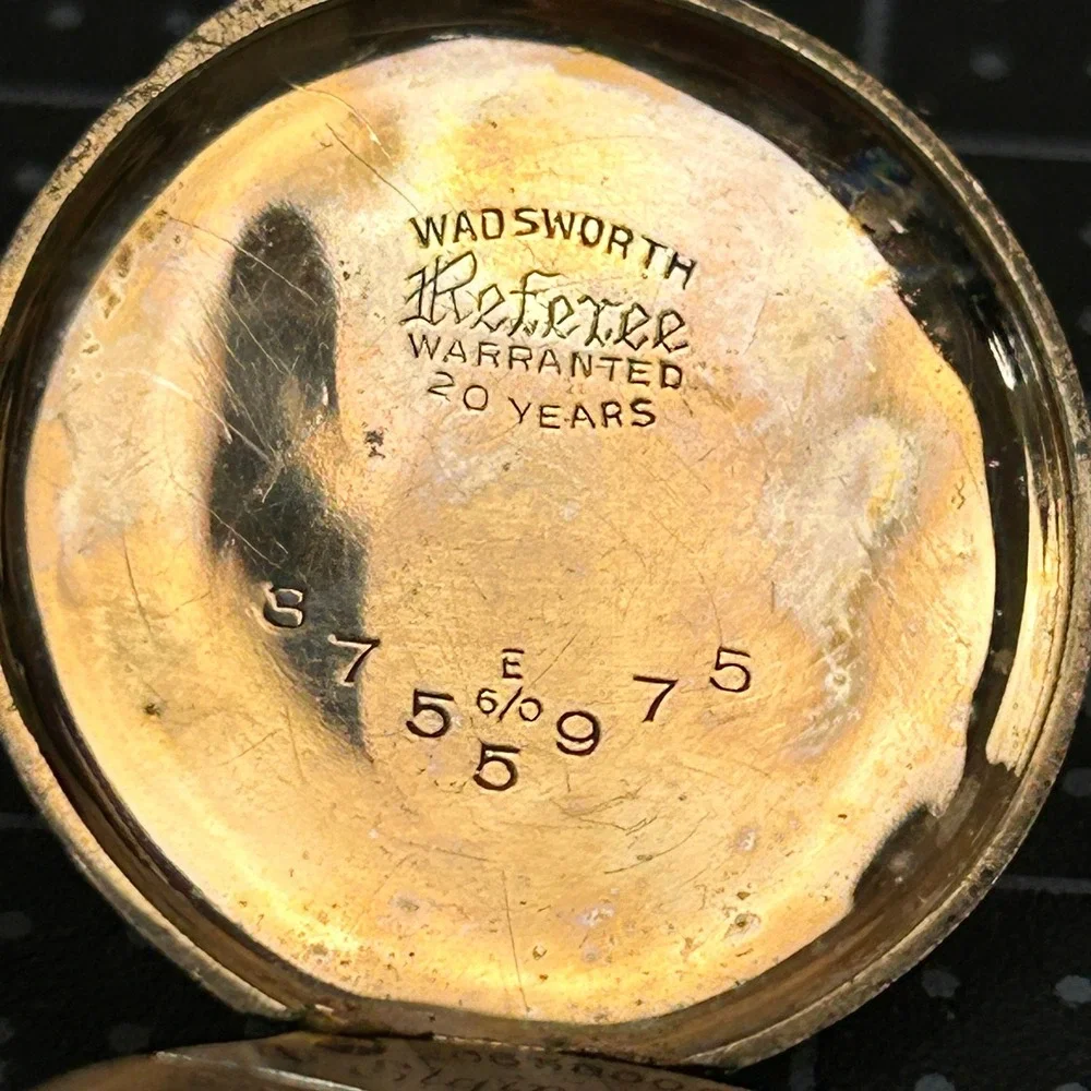 Vintage Elgin 15‎ Jewels Yellow Dial Women's Watch Wadsworth Case 20 Years P/R